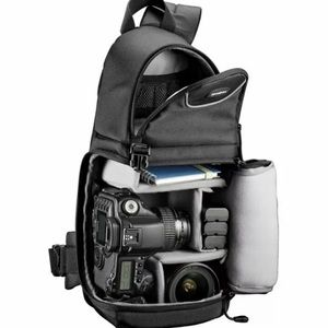 NEW Samsonite 46591-1062 Large Shoulder/ Crossbody Camera Bag BLACK/GRAY